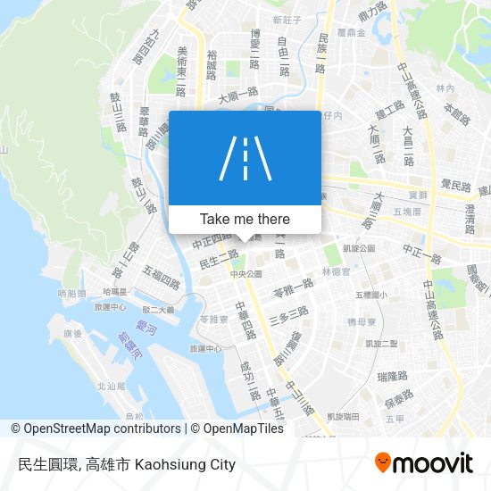 民生圓環 map