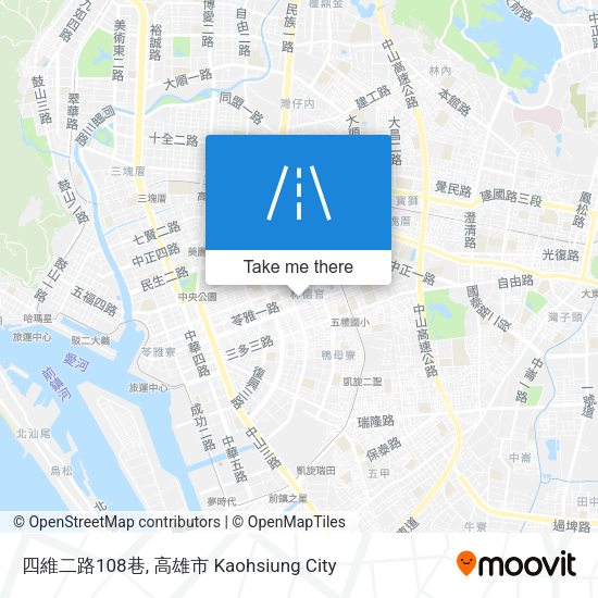 四維二路108巷地圖