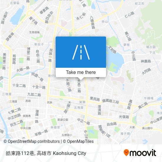 皓東路112巷地圖