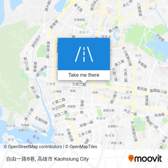 自由一路8巷 map