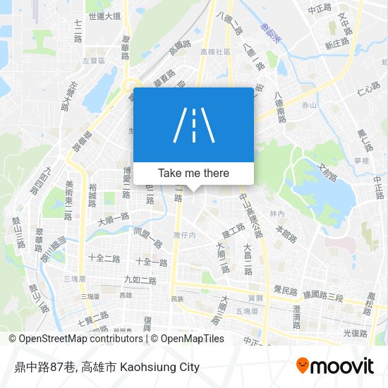 鼎中路87巷地圖