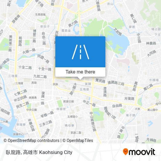 臥龍路地圖