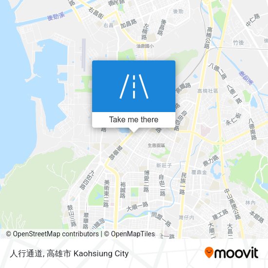 人行通道 map