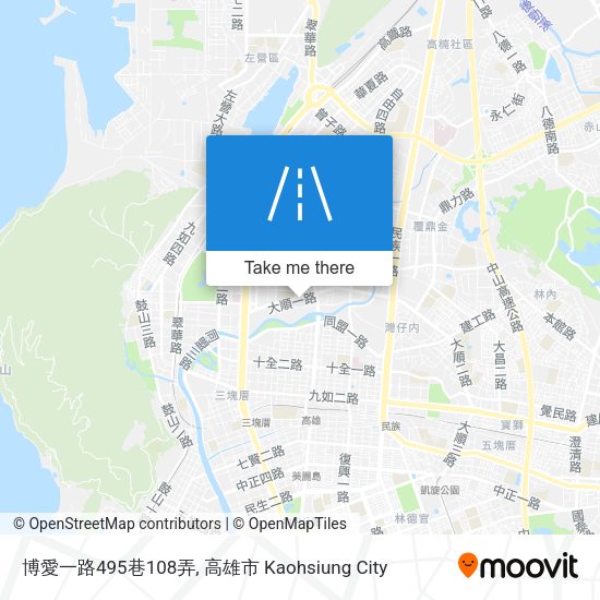 博愛一路495巷108弄 map