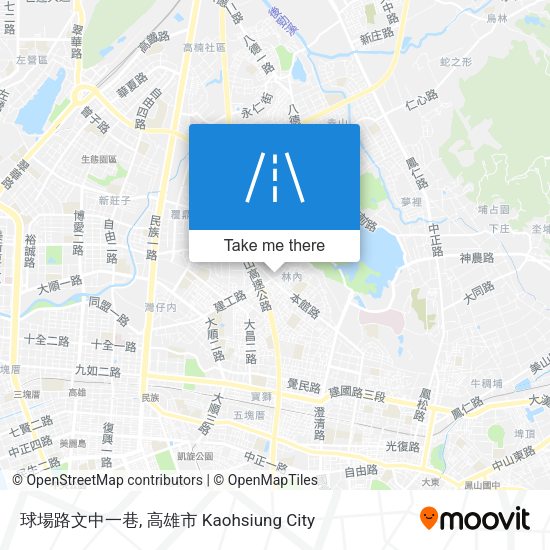 球場路文中一巷地圖