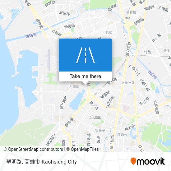 翠明路地圖