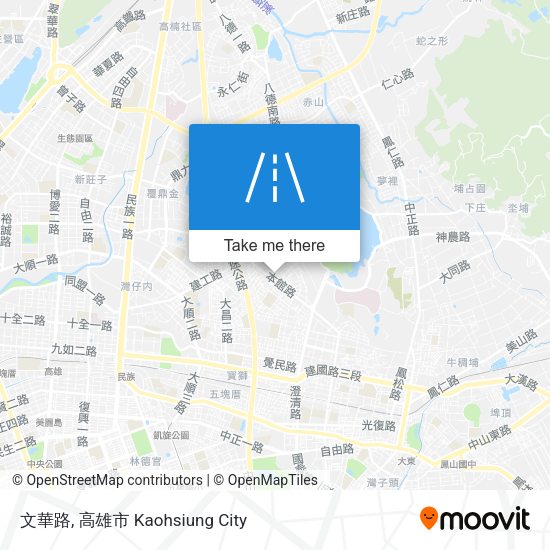 文華路 map