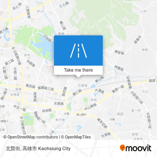 北賢街 map