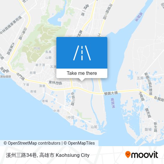 溪州三路34巷地圖