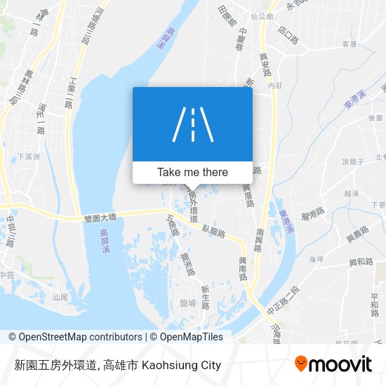新園五房外環道地圖