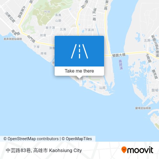 中芸路83巷 map