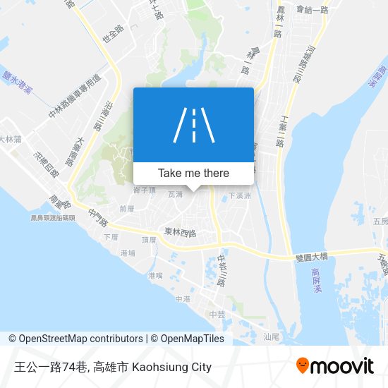 王公一路74巷地圖
