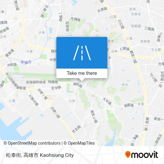 松泰街 map