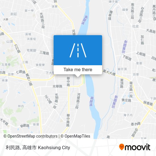 利民路地圖
