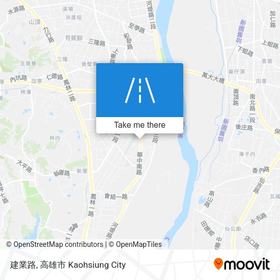 建業路地圖