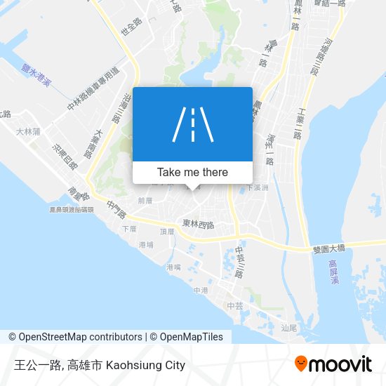 王公一路 map