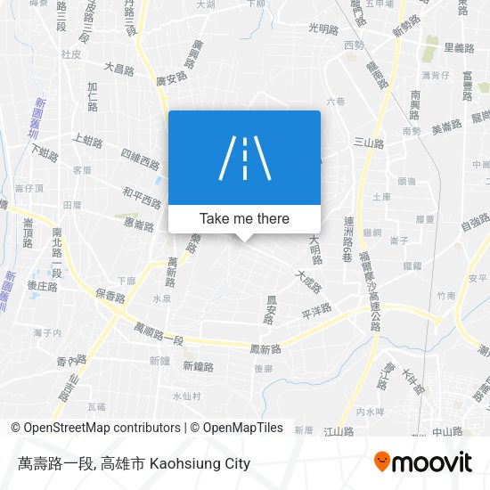 萬壽路一段地圖