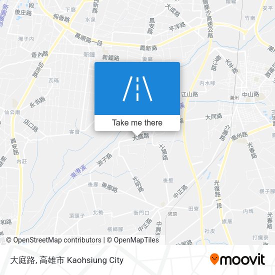 大庭路 map