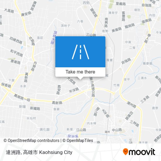 連洲路 map