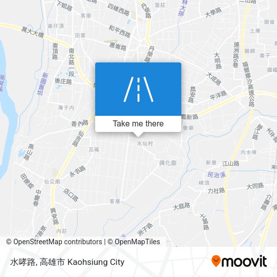 水哮路 map