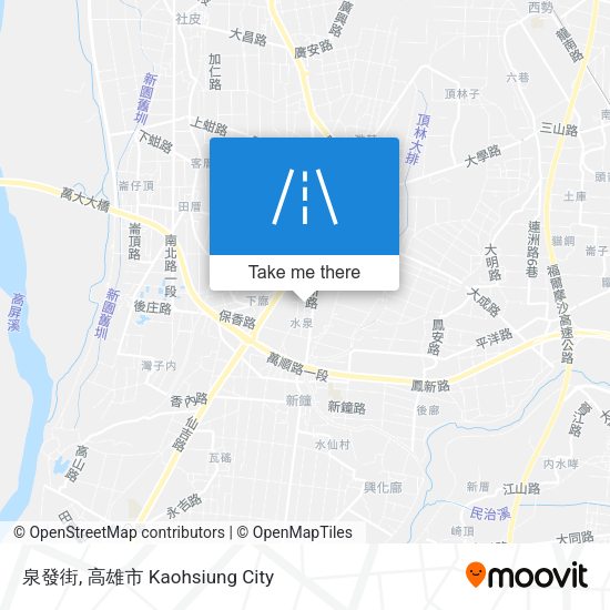 泉發街 map
