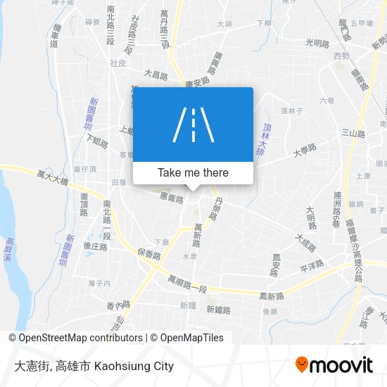 大憲街 map