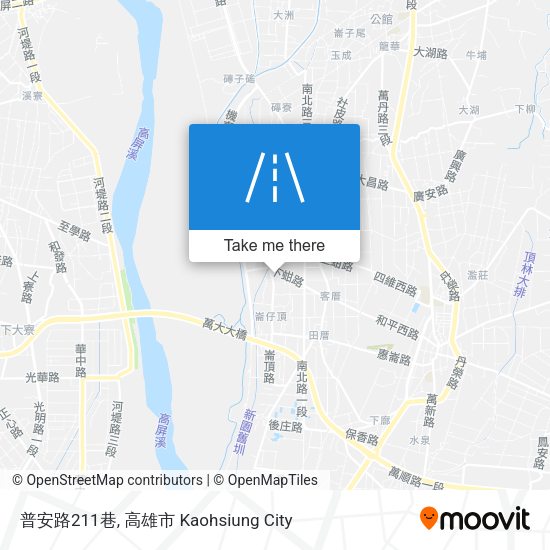 普安路211巷地圖