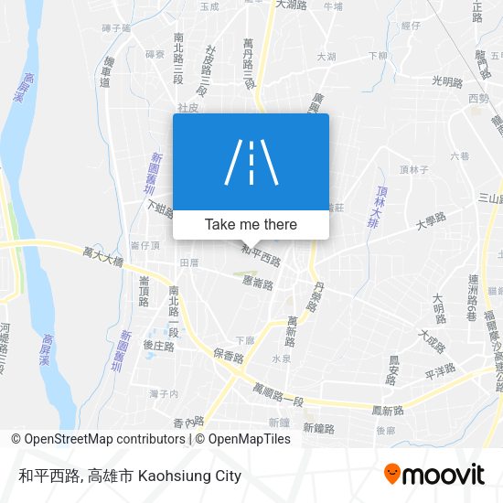 和平西路 map