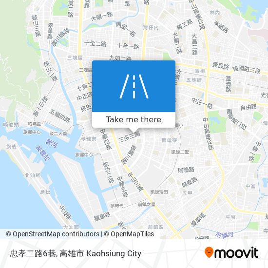 忠孝二路6巷 map