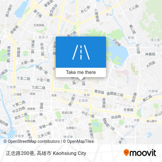 正忠路200巷 map