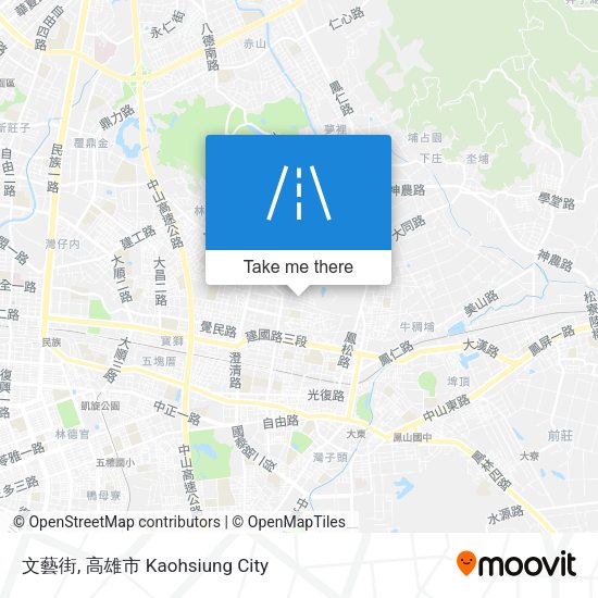 文藝街 map