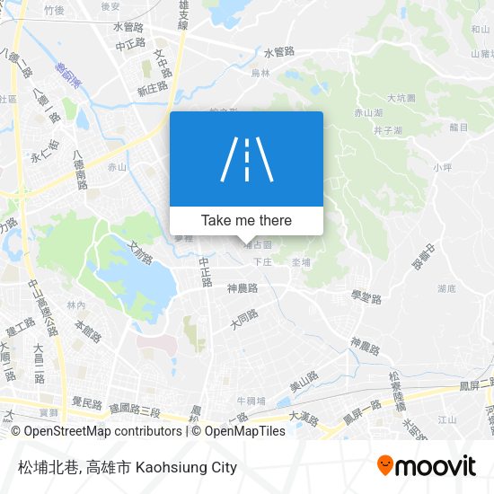 松埔北巷地圖