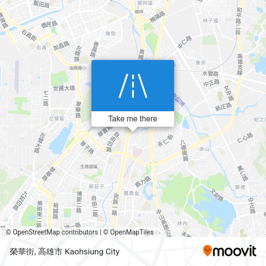 榮華街地圖