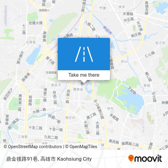 鼎金後路91巷 map