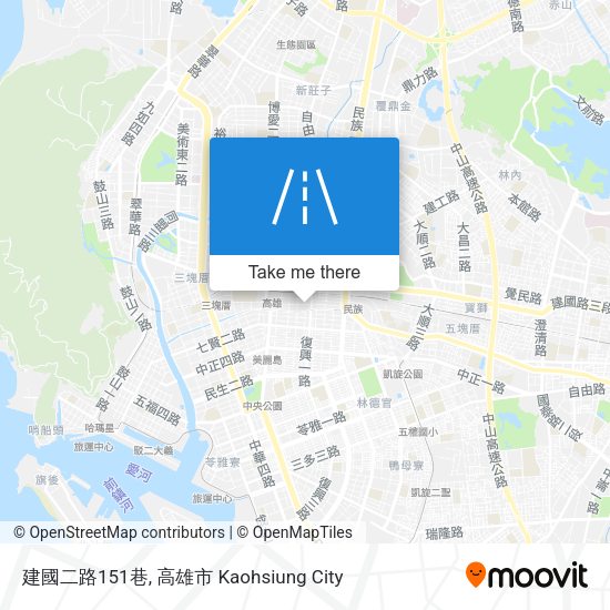 建國二路151巷地圖
