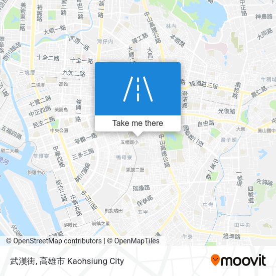 武漢街 map