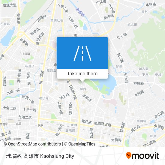 球場路 map