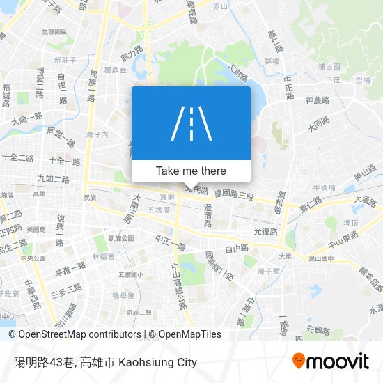 陽明路43巷 map