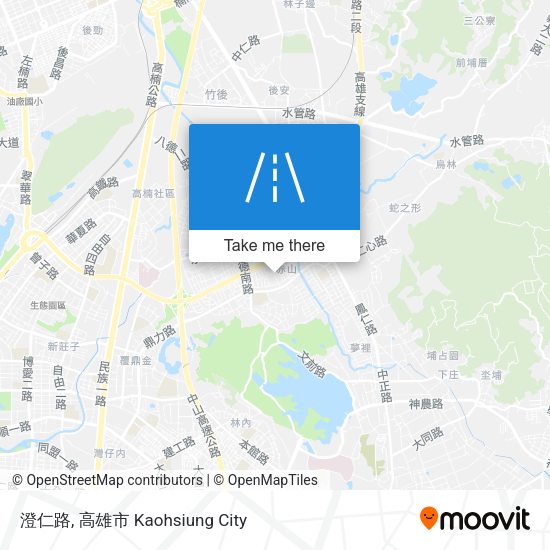 澄仁路地圖