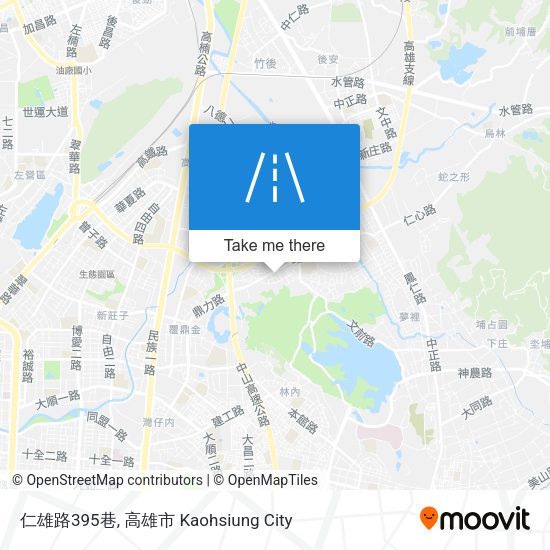 仁雄路395巷地圖