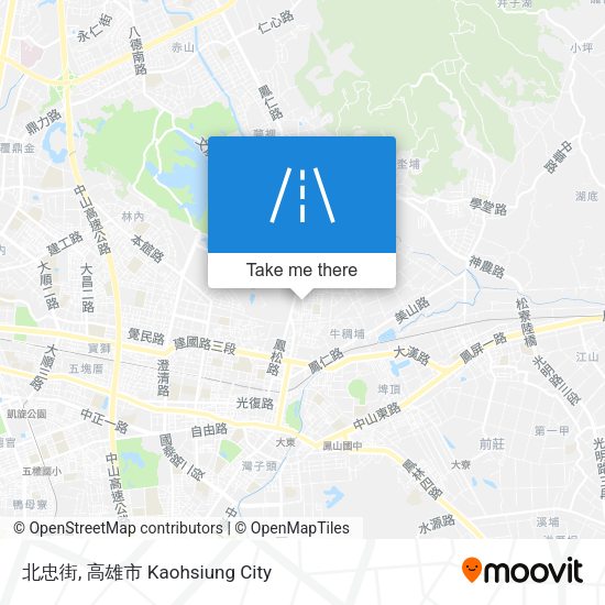 北忠街 map