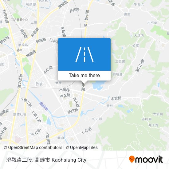 澄觀路二段地圖
