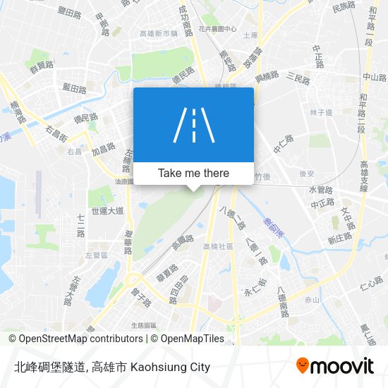 北峰碉堡隧道 map