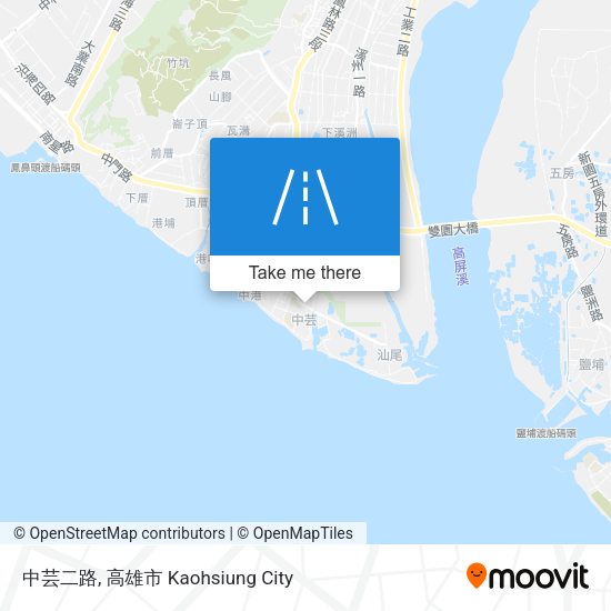 中芸二路地圖