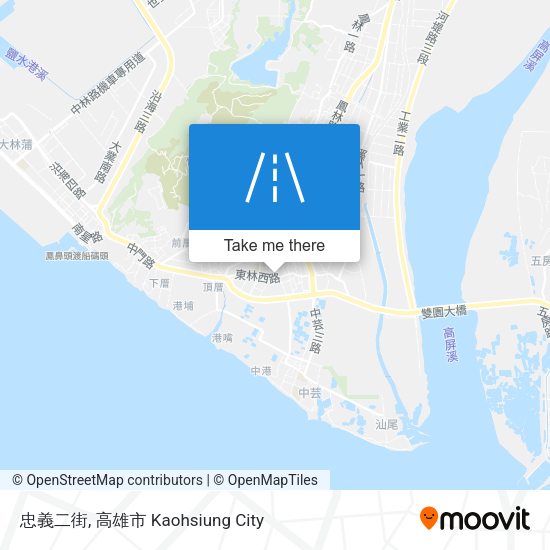 忠義二街 map