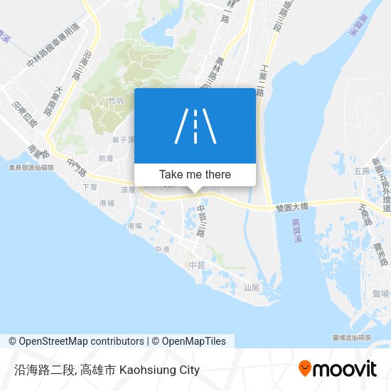 沿海路二段 map