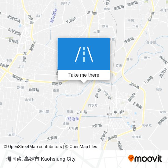 洲同路地圖