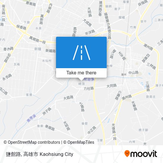 鹽館路地圖