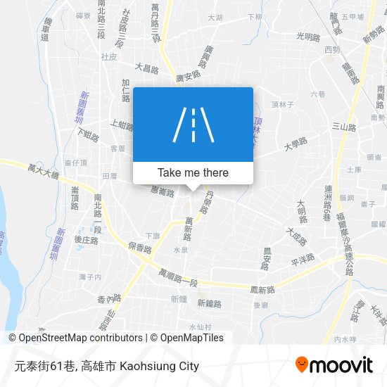 元泰街61巷 map