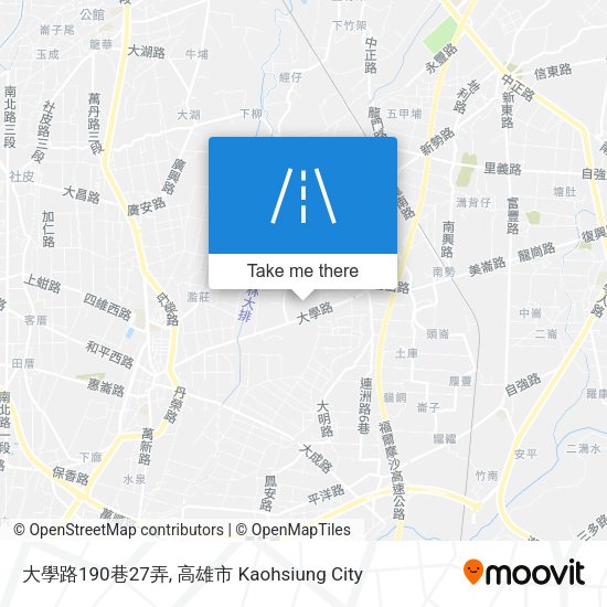 大學路190巷27弄地圖